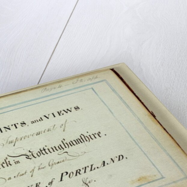 Red Book: Welbeck, 1790 by Humphry Repton