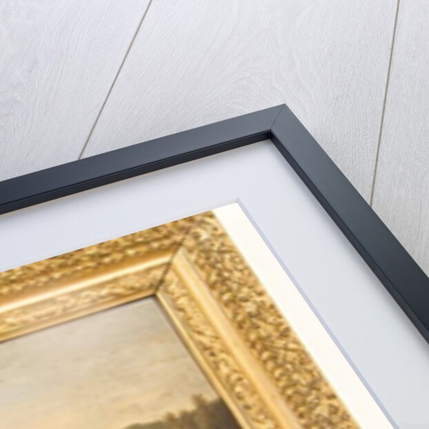 Classical Landscape with a Man Driving a Flock of Sheep by Gaspard Poussin Dughet