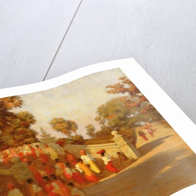 Burmese Prayer Meeting by James Raeburn Middleton