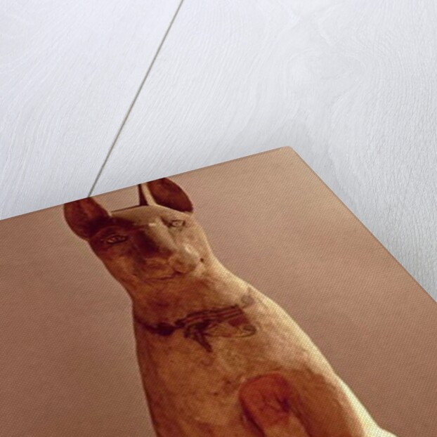 Coffin of a cat protected by the goddess Bastet by Egyptian Egyptian