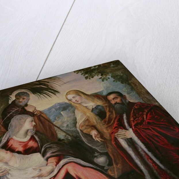 Holy Family with Matteo Saranzo by Jacopo Robusti Tintoretto