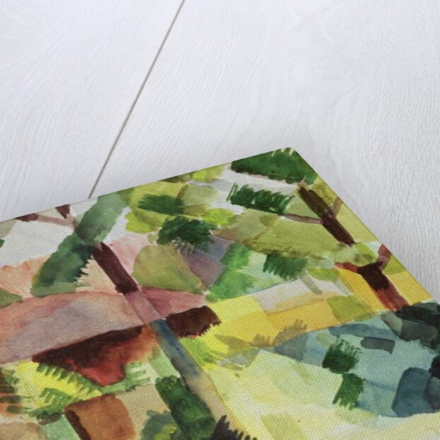 The Garden, 1914 by August Macke