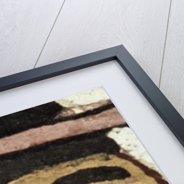 Detail of the decoration of a sarcophagus of The Lady of Madja, New Kingdom, c.1450 BC by Egyptian 18th Dynasty