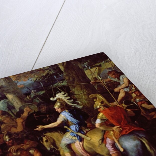 Alexander and Porus at the Battle of Hydaspes, c.1673 by Charles Le Brun