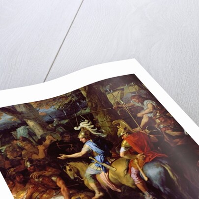 Alexander and Porus at the Battle of Hydaspes, c.1673 by Charles Le Brun