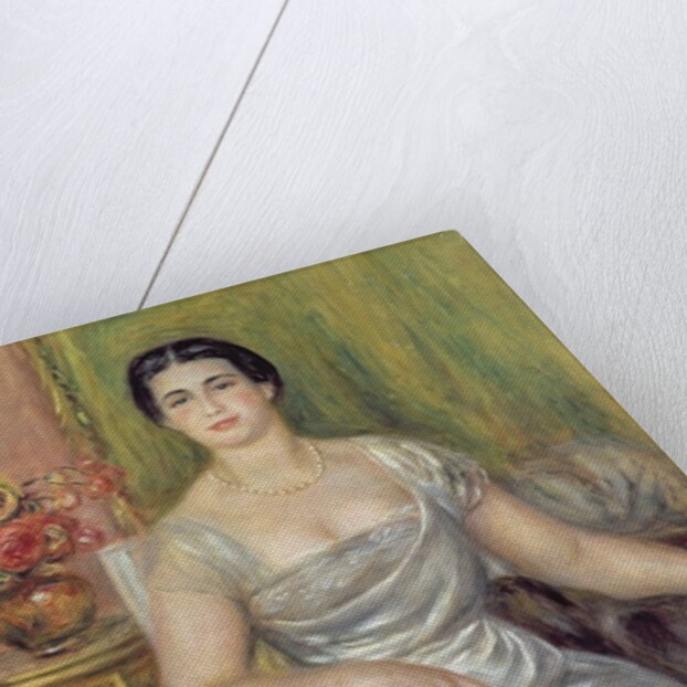 Portrait of the poetess Alice Valliere-Merzbach, 1913 by Pierre Auguste Renoir