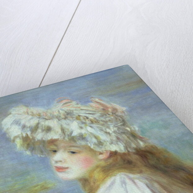 Portrait of a young woman in a lace hat, 1891 by Pierre Auguste Renoir