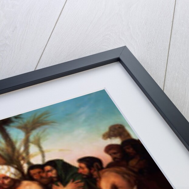 Jacob refusing to release Benjamin, 1829 by Adolphe Roger