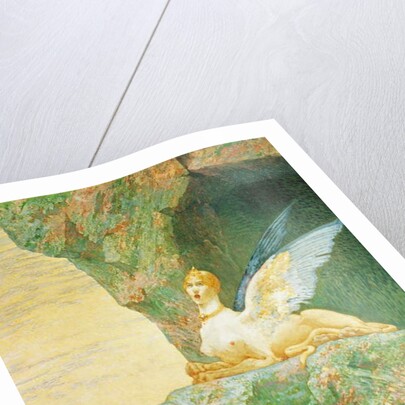 The Despair of the Sphinx, 1890 by Alexandre Seon