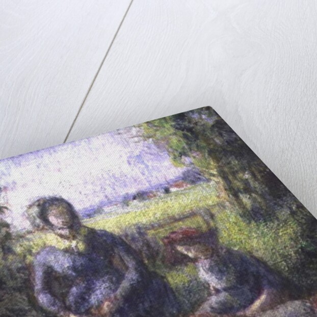 Rustic scene by Camille Pissarro