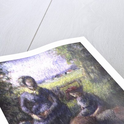 Rustic scene by Camille Pissarro