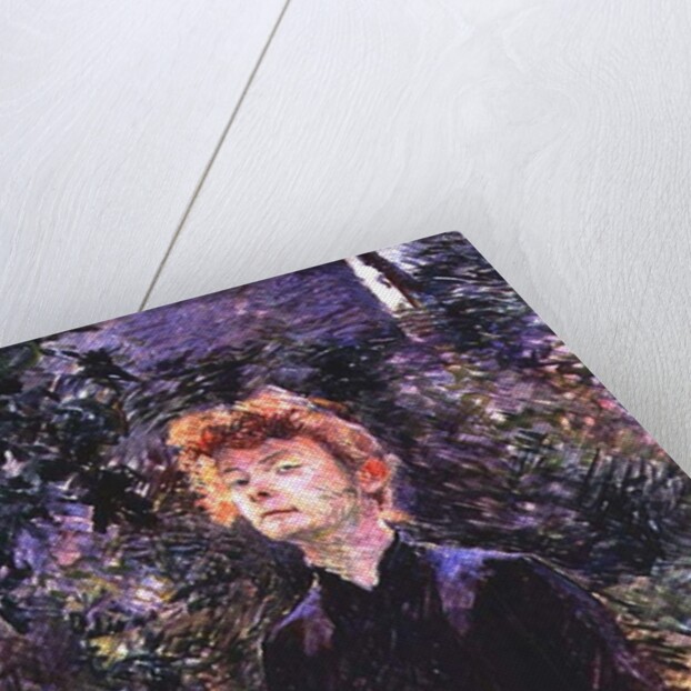 Portrait of a woman, possibly the French comedienne Yvette Guilbert, 1888 by Henri de Toulouse-Lautrec