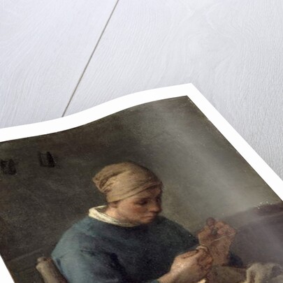 The Seamstress by Jean-Francois Millet