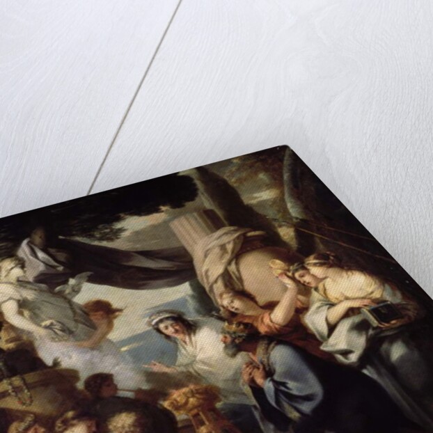 Solomon making a sacrifice to the idols by Sebastien Bourdon