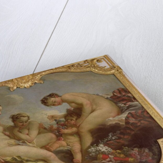 The Three Graces, decorative panel from the Bedroom of the Princess of Rohan, c.1735-40 by Francois Boucher