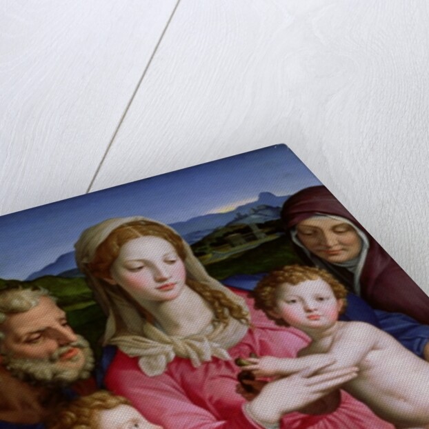 Holy Family with St. Anne and the infant St. John the Baptist, c.1550 by Agnolo di Cosimo Bronzino