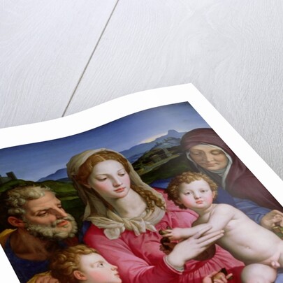 Holy Family with St. Anne and the infant St. John the Baptist, c.1550 by Agnolo di Cosimo Bronzino