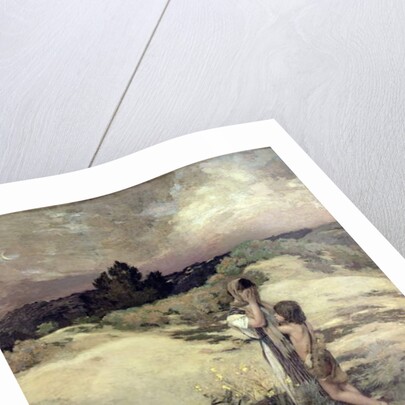 Hagar and Ishmael by Jean-Charles Cazin