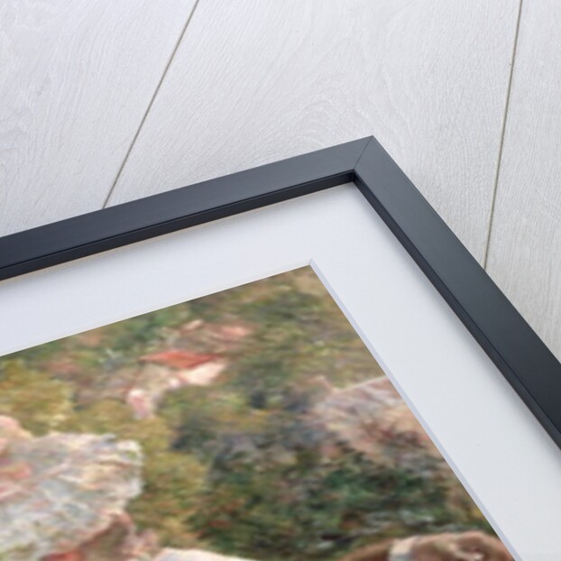 On the terrace at Sevres, 1880 by Marie Bracquemond