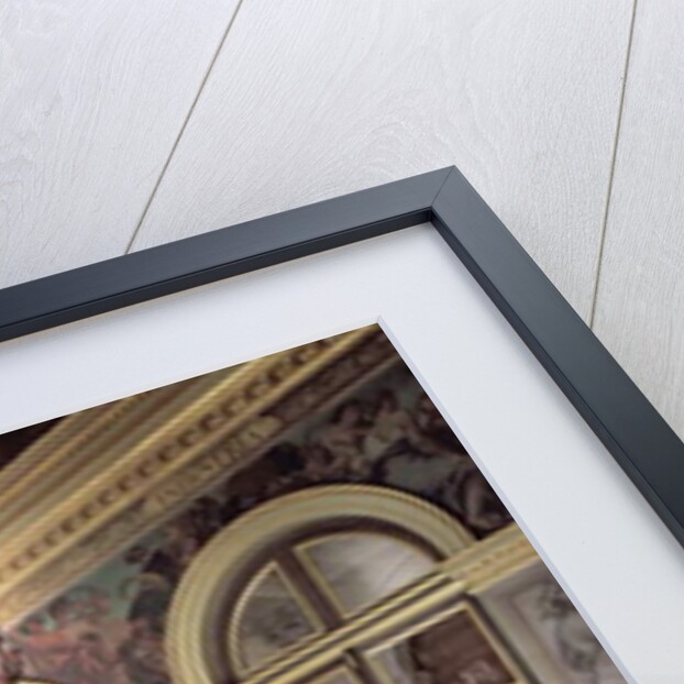 View of the Antechamber with allegorical depictions of 'Industry' and 'Justice' with personifications of seas and rivers below, c.1833-44 by Ferdinand Victor Eugene Delacroix