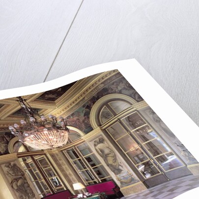 View of the Antechamber with allegorical depictions of 'Industry' and 'Justice' with personifications of seas and rivers below, c.1833-44 by Ferdinand Victor Eugene Delacroix