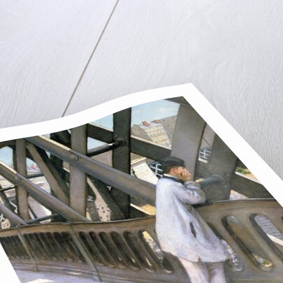 Le Pont de L'Europe, Paris 1876 by Gustave Caillebotte