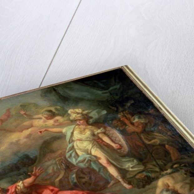 The fight between Mars and Minerva, 1771 by Jacques Louis David