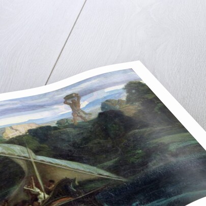 Polyphemus attacking sailors in their boat, 1855 by Alexandre Gabriel Decamps