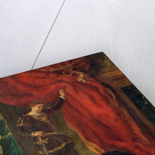 Hamlet before the body of Polonius, 1855 by Ferdinand Victor Eugene Delacroix