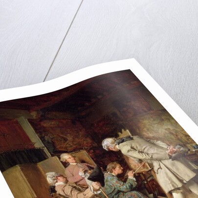 The Art Lovers, or The Painter, 1860 by Jean-Louis Ernest Meissonier