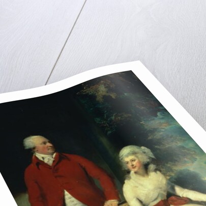 Portrait of John Julius Angerstein and his second wife Eliza, c.1792 by Thomas Lawrence