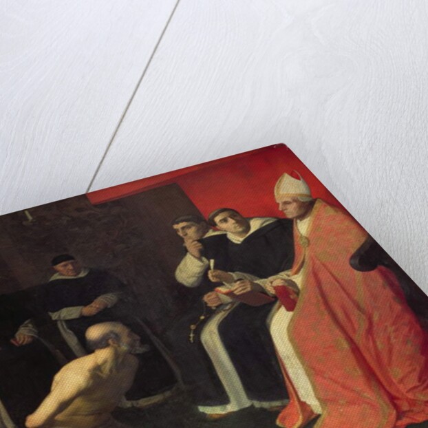 An Honourable Penitent, c.1868 by Alphonse Legros