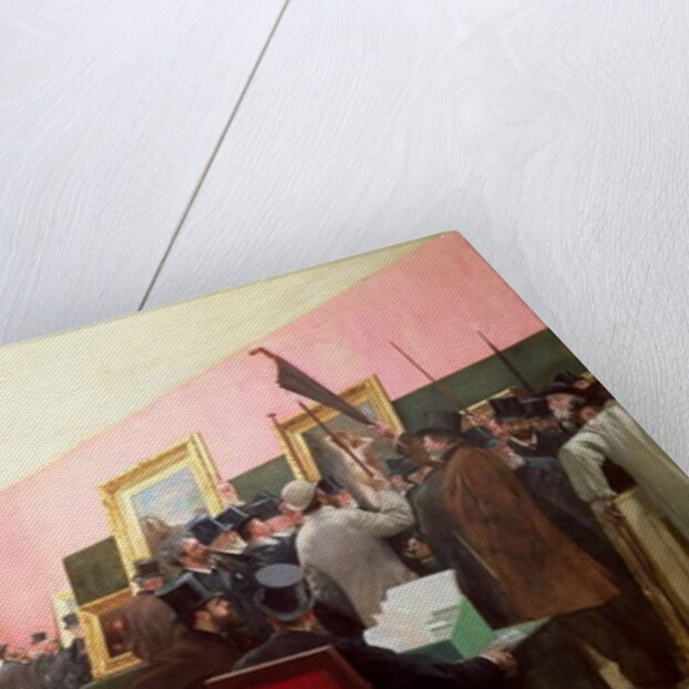 A Meeting of the Judges of the Salon des Artistes Francais, 1885 by Henri Gervex