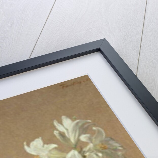 Lilies in a vase, 1888 by Ignace Henri Jean Fantin-Latour