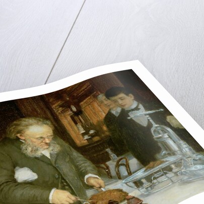 Scene at La Tour d'Argent Restaurant by French School