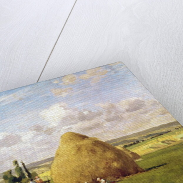 The haystack, Pontoise, 1873 by Camille Pissarro