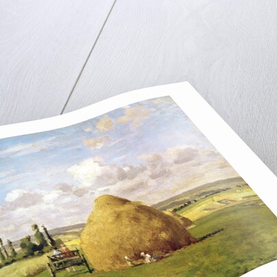 The haystack, Pontoise, 1873 by Camille Pissarro