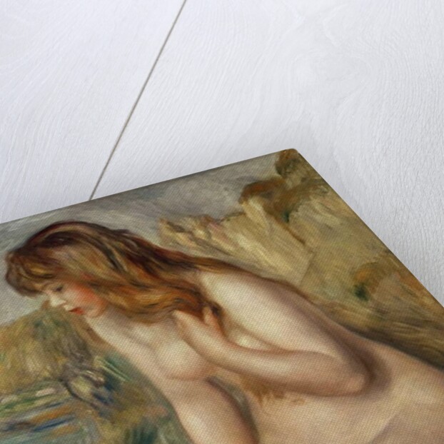 Bather seated on a rock, 1892 by Pierre Auguste Renoir