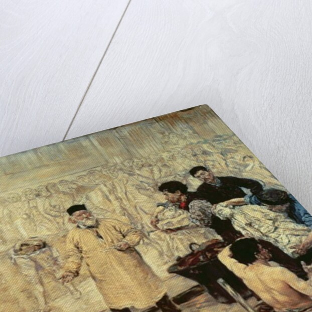 At the foundry, 1886 by Jean Francois Raffaelli