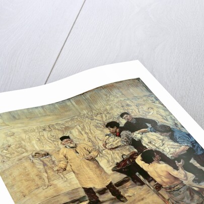 At the foundry, 1886 by Jean Francois Raffaelli