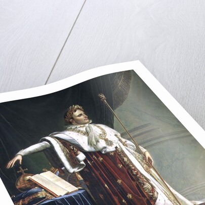 Portrait of Napoleon I in his Coronation Robes, 1804 by Anne Louis Girodet de Roucy-Trioson