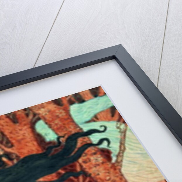 Three Women and Three Wolves by Eugene Grasset