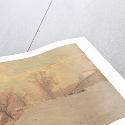 Road by the Seine at Neuilly in Winter, c.1888 by Albert-Charles Lebourg