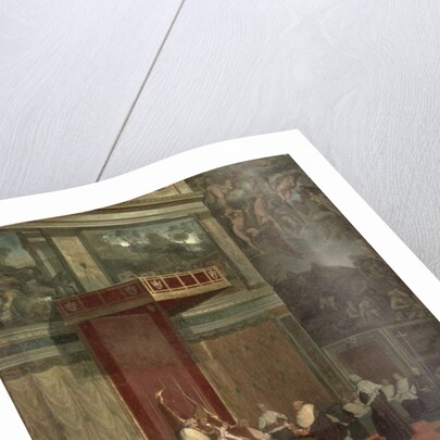 Pope Pius VII attending chapel, 1820 by Jean Auguste Dominique Ingres