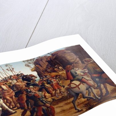 The Defeat of Athens by Minos, King of Crete by Master of the Campana Cassoni