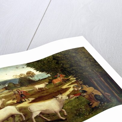 The Passions of Pasiphae, wife of King Minos of Crete by Master of the Campana Cassoni