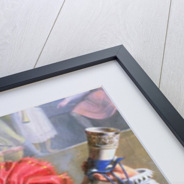 Scene of a Tournament in the Fourteenth Century, detail of the herald, 1812 by Pierre Henri Revoil