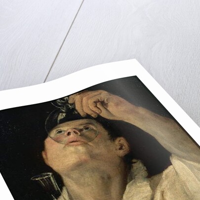 Portrait of a Man Drinking, c.1581-4 by Annibale Carracci