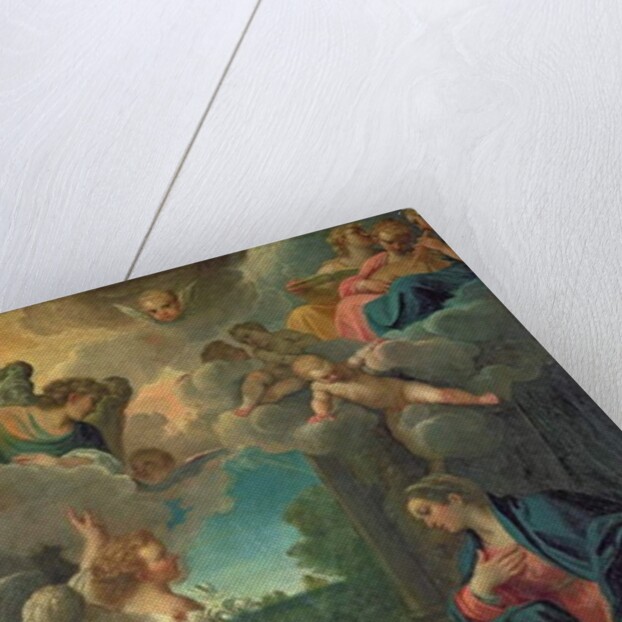 The Annunciation by Agostino Carracci