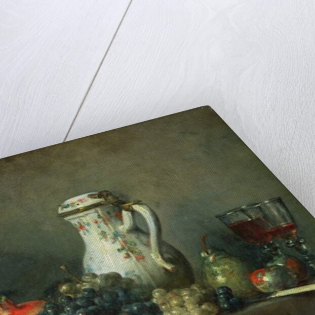 Still Life with Grapes and Pomegranates, 1763 by Jean-Baptiste Simeon Chardin